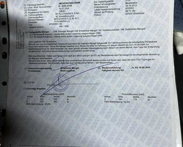 Серый Мазда СХ-5, объемом двигателя 2.2 л и пробегом 204 тыс. км за 12999 $, фото 39 на Automoto.ua