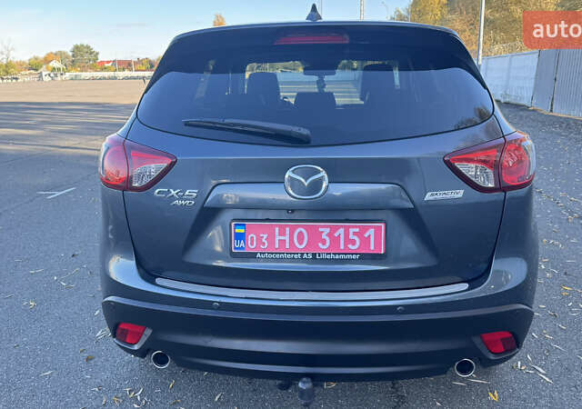 Серый Мазда СХ-5, объемом двигателя 2.2 л и пробегом 155 тыс. км за 13900 $, фото 4 на Automoto.ua