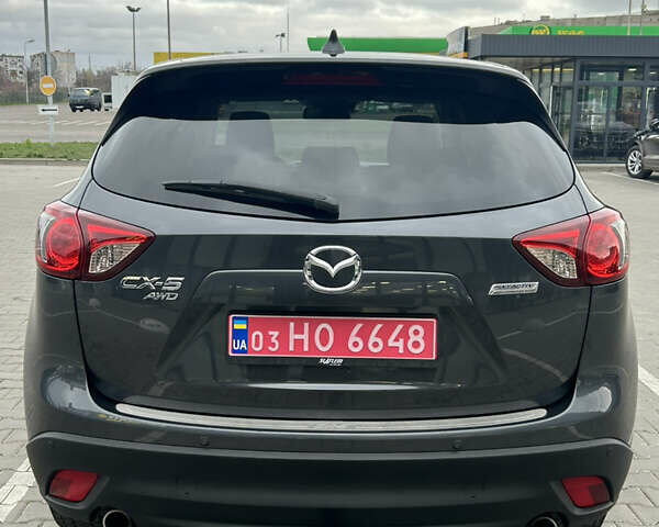 Серый Мазда СХ-5, объемом двигателя 2.2 л и пробегом 179 тыс. км за 13200 $, фото 4 на Automoto.ua