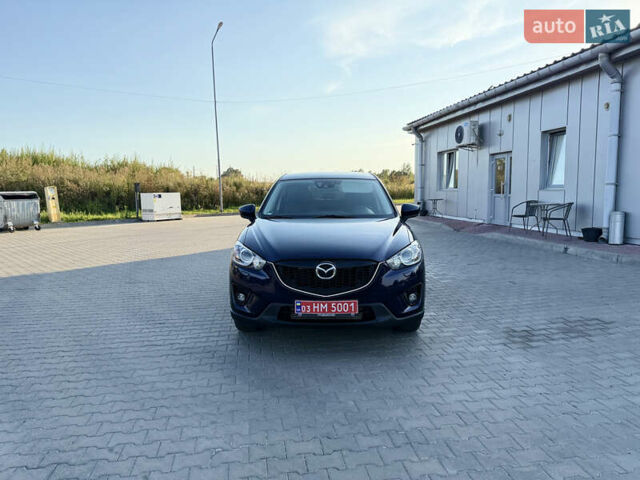 Синий Мазда СХ-5, объемом двигателя 2.2 л и пробегом 136 тыс. км за 14999 $, фото 1 на Automoto.ua