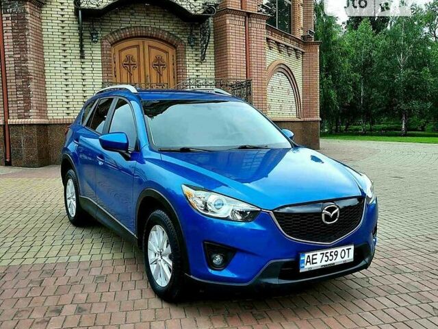 Синий Мазда СХ-5, объемом двигателя 2.5 л и пробегом 140 тыс. км за 14999 $, фото 1 на Automoto.ua