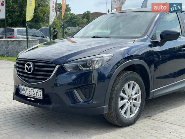 Синий Мазда СХ-5, объемом двигателя 2.5 л и пробегом 177 тыс. км за 10000 $, фото 3 на Automoto.ua