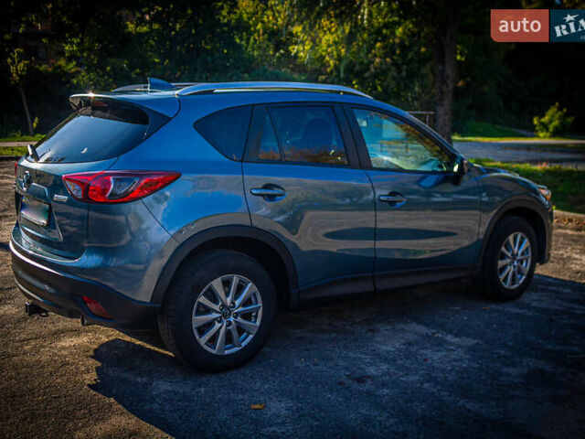 Синий Мазда СХ-5, объемом двигателя 2.5 л и пробегом 80 тыс. км за 16400 $, фото 3 на Automoto.ua