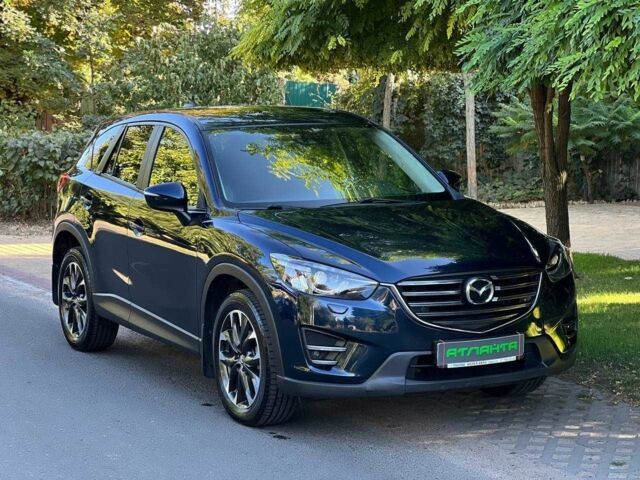 Синий Мазда СХ-5, объемом двигателя 2.5 л и пробегом 105 тыс. км за 16900 $, фото 1 на Automoto.ua