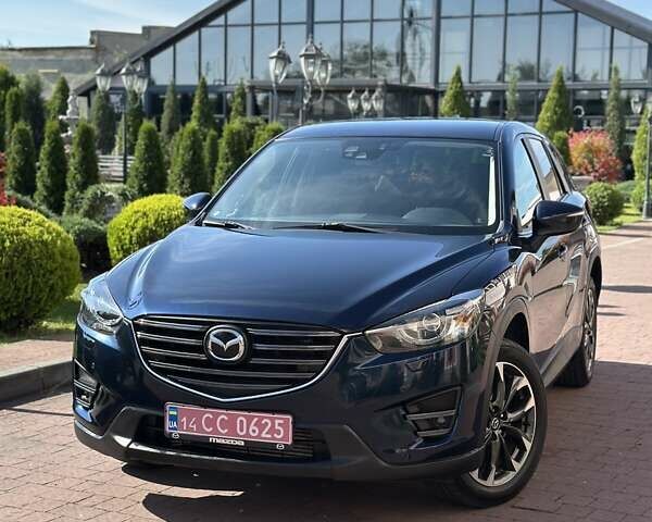 Синий Мазда СХ-5, объемом двигателя 2.19 л и пробегом 192 тыс. км за 16750 $, фото 1 на Automoto.ua