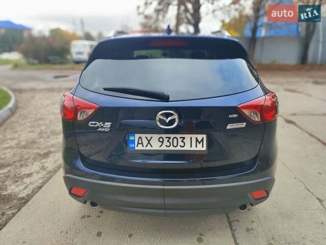 Синий Мазда СХ-5, объемом двигателя 2.5 л и пробегом 127 тыс. км за 16000 $, фото 1 на Automoto.ua