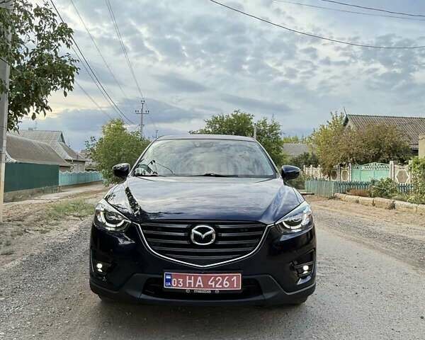 Синий Мазда СХ-5, объемом двигателя 2.2 л и пробегом 163 тыс. км за 16400 $, фото 1 на Automoto.ua