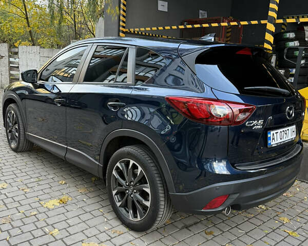 Мазда СХ-5 2016 в Ивано-Франковске на Automoto.ua Синий Мазда СХ-5, объемом двигателя 2.19 л и пробегом 137 тыс. км за 17999 $, фото 5 на Automoto.ua