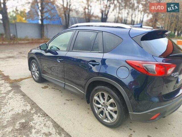 Синий Мазда СХ-5, объемом двигателя 2.5 л и пробегом 127 тыс. км за 16000 $, фото 2 на Automoto.ua