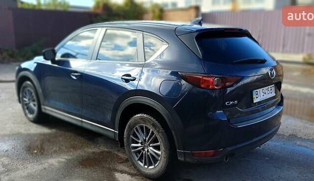 Синий Мазда СХ-5, объемом двигателя 2.49 л и пробегом 46 тыс. км за 22500 $, фото 1 на Automoto.ua