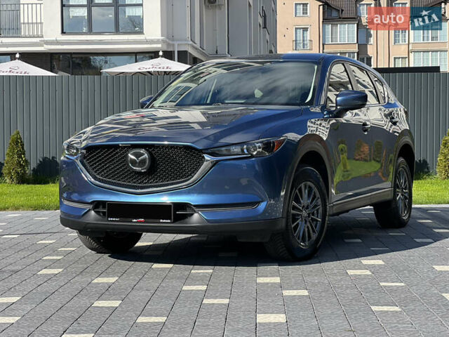 Синий Мазда СХ-5, объемом двигателя 2.5 л и пробегом 102 тыс. км за 16900 $, фото 1 на Automoto.ua