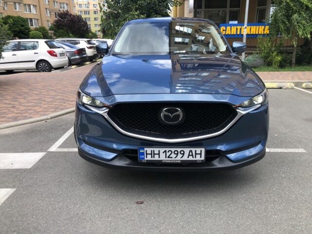 Синий Мазда СХ-5, объемом двигателя 2.5 л и пробегом 107 тыс. км за 22500 $, фото 1 на Automoto.ua