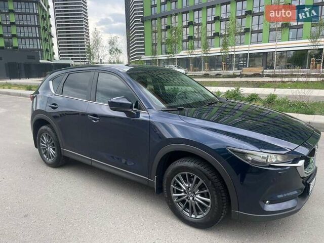 Синий Мазда СХ-5, объемом двигателя 2.5 л и пробегом 74 тыс. км за 23500 $, фото 1 на Automoto.ua