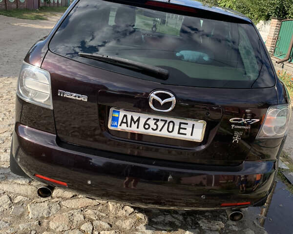 Фиолетовый Мазда СХ-7, объемом двигателя 2.3 л и пробегом 160 тыс. км за 9000 $, фото 2 на Automoto.ua