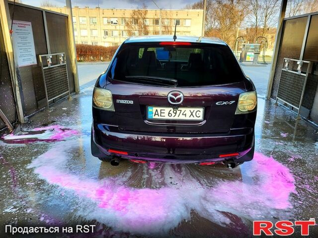 Фиолетовый Мазда СХ-7, объемом двигателя 2.3 л и пробегом 155 тыс. км за 8500 $, фото 2 на Automoto.ua