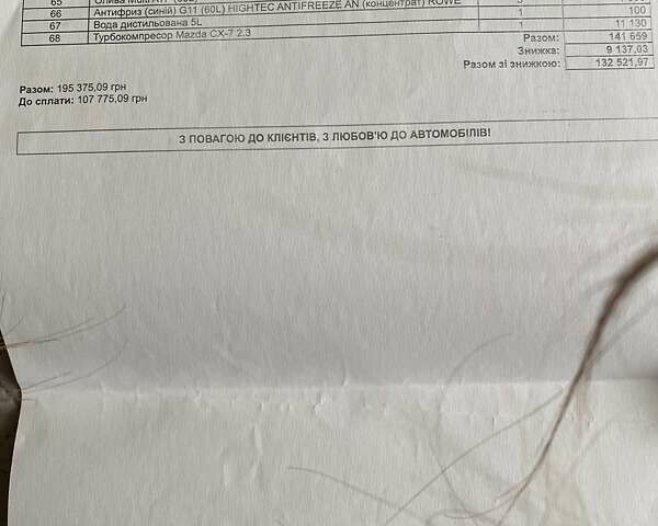 Червоний Мазда СХ-7, об'ємом двигуна 2.26 л та пробігом 178 тис. км за 8100 $, фото 7 на Automoto.ua