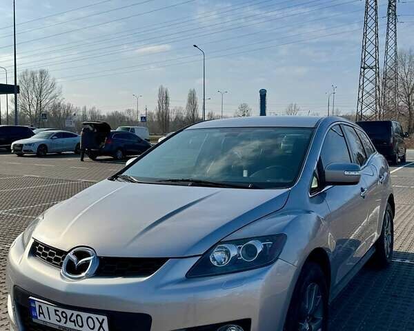 Серый Мазда СХ-7, объемом двигателя 2.3 л и пробегом 249 тыс. км за 8500 $, фото 1 на Automoto.ua