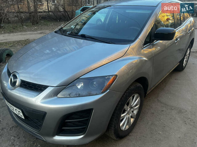 Серый Мазда СХ-7, объемом двигателя 2.5 л и пробегом 264 тыс. км за 8600 $, фото 2 на Automoto.ua