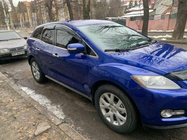 Синий Мазда СХ-7, объемом двигателя 2.3 л и пробегом 200 тыс. км за 6500 $, фото 2 на Automoto.ua