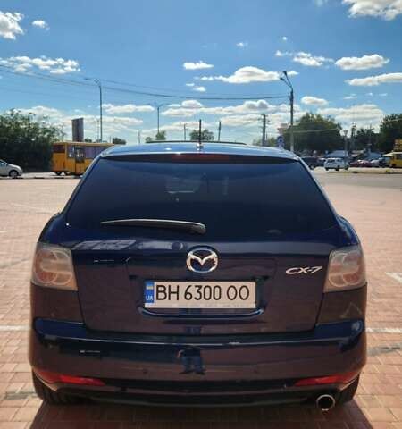 Синий Мазда СХ-7, объемом двигателя 2.5 л и пробегом 280 тыс. км за 8500 $, фото 4 на Automoto.ua