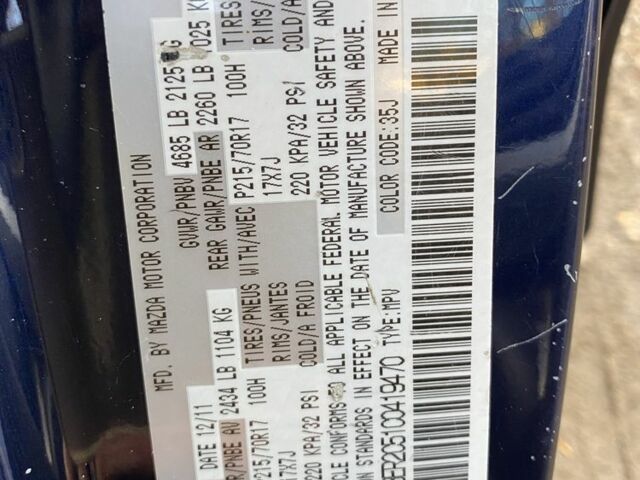 Синий Мазда СХ-7, объемом двигателя 2.5 л и пробегом 274 тыс. км за 9200 $, фото 4 на Automoto.ua