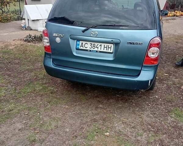 Мазда МПВ 2004 в Камень-Каширский на Automoto.ua Синий Мазда МПВ, объемом двигателя 2 л и пробегом 312 тыс. км за 3700 $, фото 1 на Automoto.ua