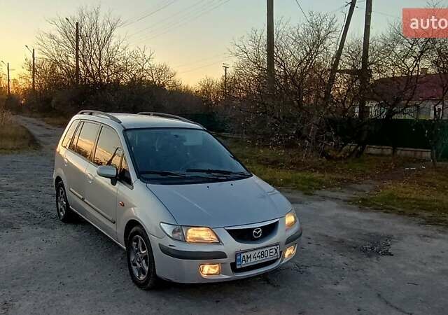 Серый Мазда Премаси, объемом двигателя 1.84 л и пробегом 200 тыс. км за 2700 $, фото 2 на Automoto.ua