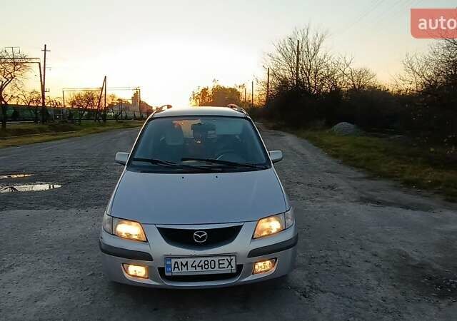 Серый Мазда Премаси, объемом двигателя 1.84 л и пробегом 200 тыс. км за 2700 $, фото 5 на Automoto.ua