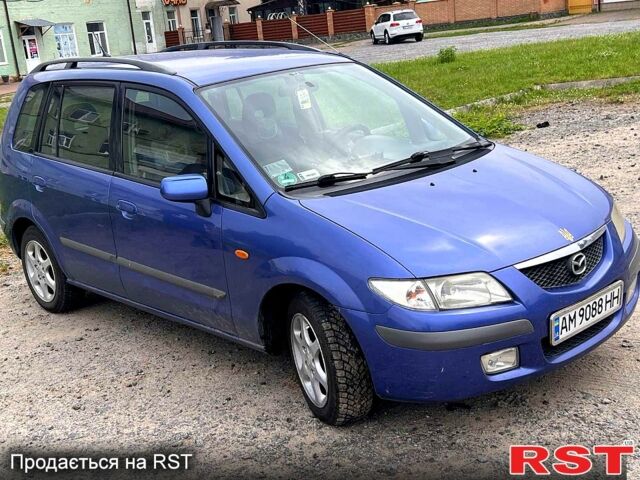 Синій Мазда Премасі, об'ємом двигуна 1.8 л та пробігом 247 тис. км за 2600 $, фото 2 на Automoto.ua