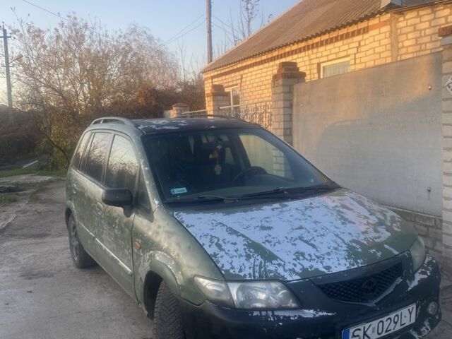 Зеленый Мазда Премаси, объемом двигателя 2 л и пробегом 444 тыс. км за 350 $, фото 1 на Automoto.ua