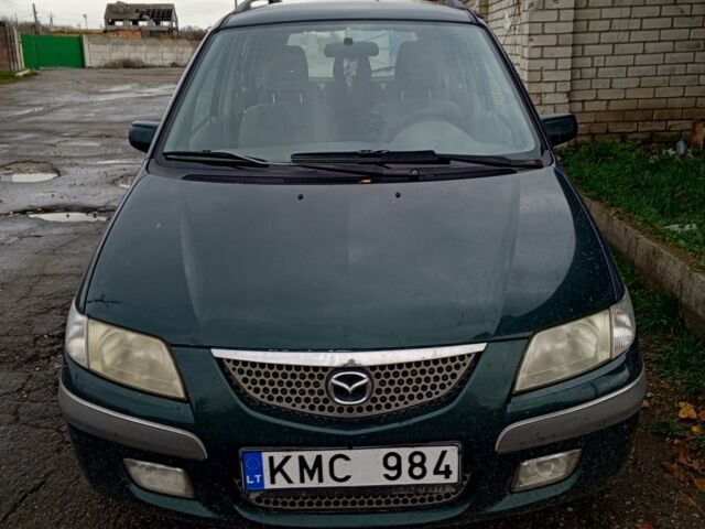 Зеленый Мазда Премаси, объемом двигателя 2 л и пробегом 87 тыс. км за 1750 $, фото 1 на Automoto.ua