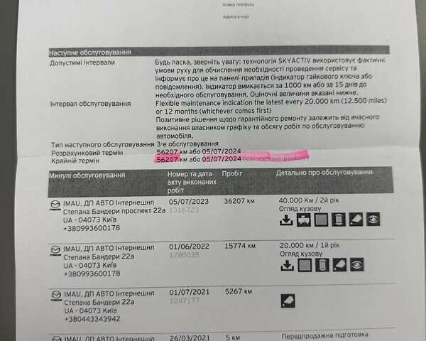 Красный Мазда CX-30, объемом двигателя 2 л и пробегом 59 тыс. км за 24000 $, фото 24 на Automoto.ua