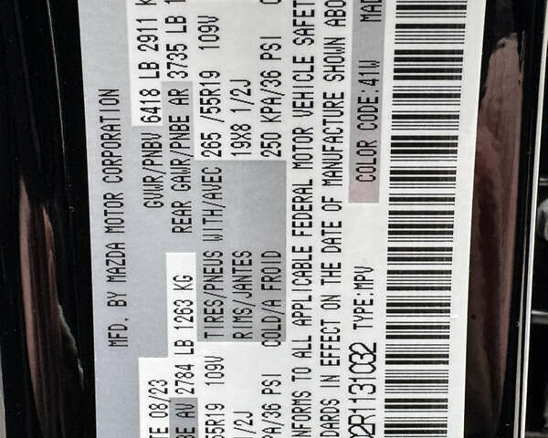 Черный Мазда CX-90, объемом двигателя 3.3 л и пробегом 29 тыс. км за 35300 $, фото 49 на Automoto.ua