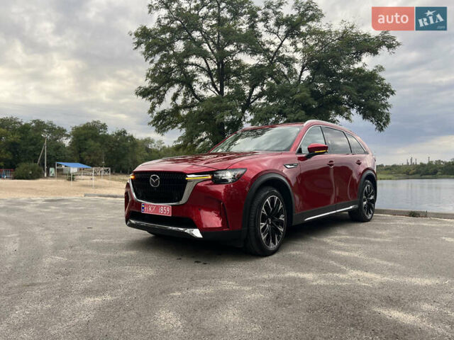 Красный Мазда CX-90, объемом двигателя 2.49 л и пробегом 5 тыс. км за 46500 $, фото 1 на Automoto.ua