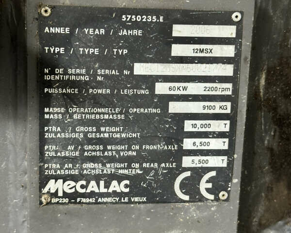 Мекалак 12MXT, об'ємом двигуна 0 л та пробігом 820 тис. км за 25831 $, фото 2 на Automoto.ua