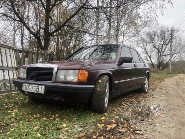 Красный Мерседес 190, объемом двигателя 2 л и пробегом 600 тыс. км за 950 $, фото 17 на Automoto.ua