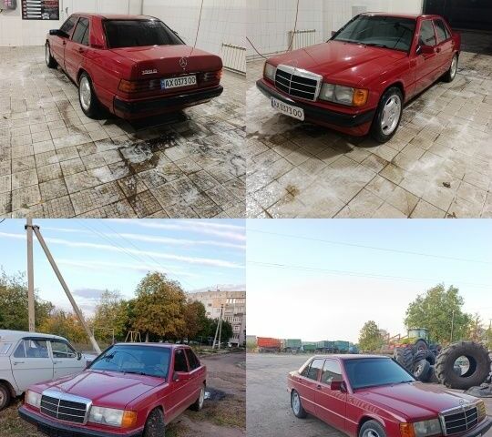 Красный Мерседес 190, объемом двигателя 2 л и пробегом 230 тыс. км за 3100 $, фото 7 на Automoto.ua