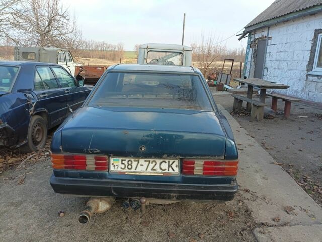 Синий Мерседес 190, объемом двигателя 2 л и пробегом 100 тыс. км за 1500 $, фото 7 на Automoto.ua