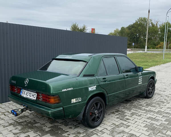 Зеленый Мерседес 190, объемом двигателя 2 л и пробегом 174 тыс. км за 1700 $, фото 1 на Automoto.ua