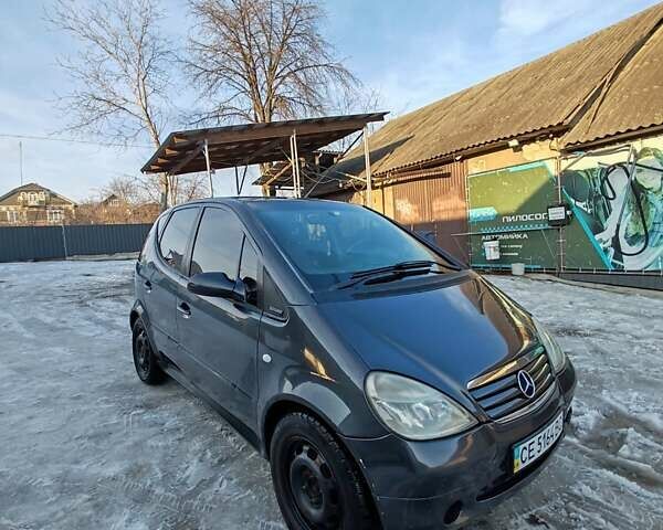 Черный Мерседес А класс, объемом двигателя 1.4 л и пробегом 315 тыс. км за 2600 $, фото 1 на Automoto.ua