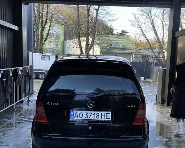 Черный Мерседес А класс, объемом двигателя 1.7 л и пробегом 370 тыс. км за 2750 $, фото 1 на Automoto.ua