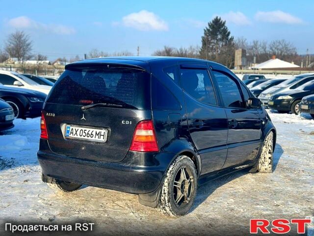 Черный Мерседес А класс, объемом двигателя 1.7 л и пробегом 250 тыс. км за 3300 $, фото 3 на Automoto.ua