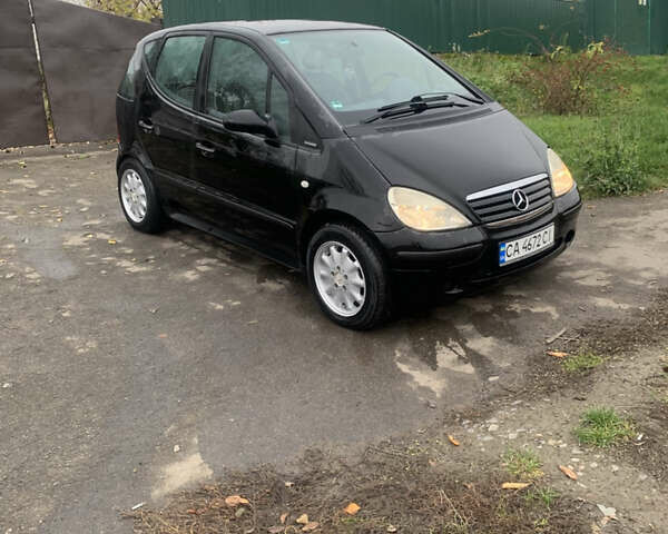 Черный Мерседес А класс, объемом двигателя 1.6 л и пробегом 201 тыс. км за 2999 $, фото 1 на Automoto.ua
