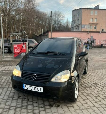 Черный Мерседес А класс, объемом двигателя 1.4 л и пробегом 238 тыс. км за 3600 $, фото 2 на Automoto.ua