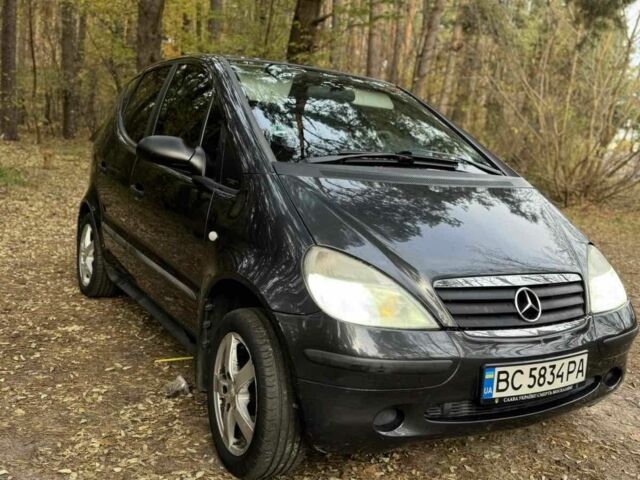 Черный Мерседес А класс, объемом двигателя 1.4 л и пробегом 214 тыс. км за 4500 $, фото 2 на Automoto.ua