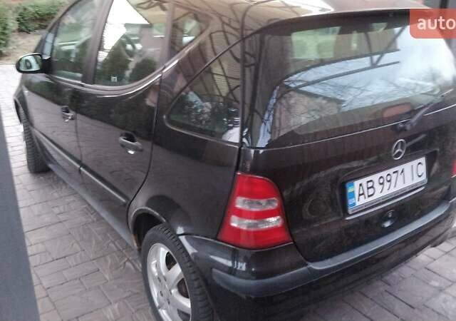 Чорний Мерседес А клас, об'ємом двигуна 1.6 л та пробігом 214 тис. км за 4400 $, фото 4 на Automoto.ua