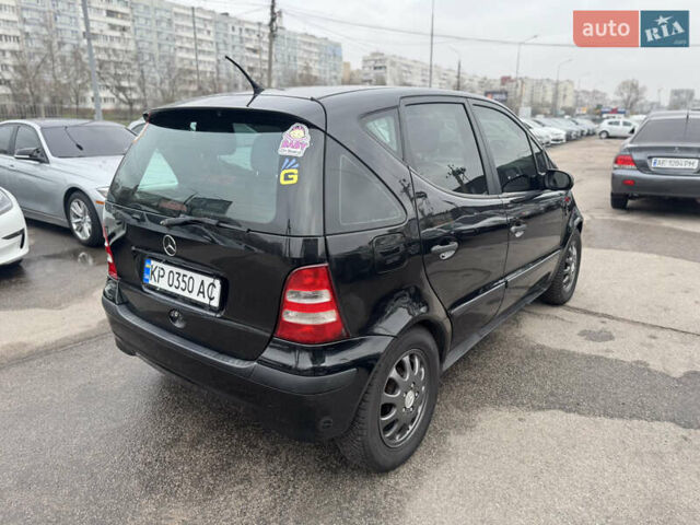 Черный Мерседес А класс, объемом двигателя 1.6 л и пробегом 210 тыс. км за 4500 $, фото 5 на Automoto.ua