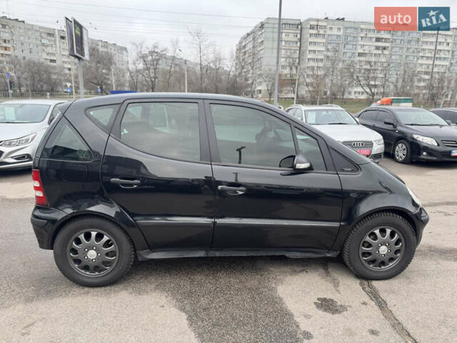 Черный Мерседес А класс, объемом двигателя 1.6 л и пробегом 210 тыс. км за 4500 $, фото 4 на Automoto.ua