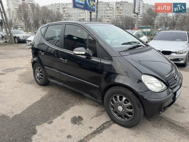 Черный Мерседес А класс, объемом двигателя 1.6 л и пробегом 210 тыс. км за 4500 $, фото 3 на Automoto.ua