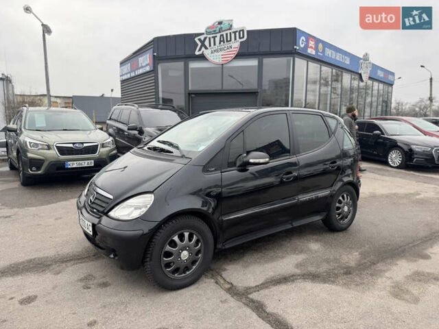 Черный Мерседес А класс, объемом двигателя 1.6 л и пробегом 210 тыс. км за 4500 $, фото 1 на Automoto.ua